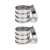 Patisse Lot De 8 Cercles à Tartes En Inox 8cm