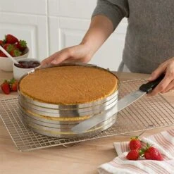 Produits populaires -Cuisine À Domicile 579034 1 1 Set couteau a genoise spatule a glacage et cercle a trancher extensible inox Mathon