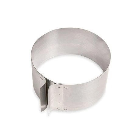 Lot Cercle Extensible En Inox Et Rouleau Bandes Pour Cercles 8 Cm 2 Lot Cercle Extensible En Inox Et Rouleau Bandes Pour Cercles 8 Cm – Image 2