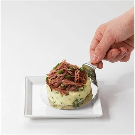 Lot 3 Cercles De Présentation En Inox Avec Poussoir + 3 Supports 3 Lot 3 Cercles De Présentation En Inox Avec Poussoir + 3 Supports – Image 3