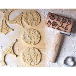 Patisse Mini Rouleau En Bois De Décoration Noël
