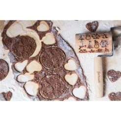 Patisse Mini Rouleau En Bois De Décoration Noël 7 Patisse Mini Rouleau En Bois De Décoration Noël -Cuisine À Domicile 580010 3 5 Mini rouleau en bois de decoration Noel Patisse