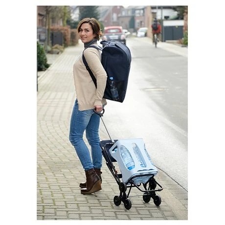 Chariot De Courses Avec Siège Bleu 5 Chariot De Courses Avec Siège Bleu – Image 5