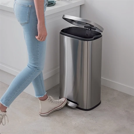 Poubelle De Cuisine En Inox 30 L 3 Poubelle De Cuisine En Inox 30 L – Image 3