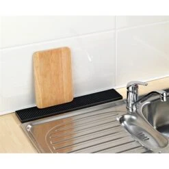 Lot Tapis égouttoirs Silicone Noirs 30x40 Cm Et 42x8cm Et égouttoir Filaire -Cuisine À Domicile 609156 2 1 Lot tapis egouttoirs silicone noirs 30x40 cm et 42x8cm et egouttoir filaire