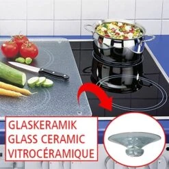 Set De 2 Couvre-plaques Transparentes -Cuisine À Domicile 62014 3 1 Set de 2 couvre plaques transparentes Wenko by Maximex