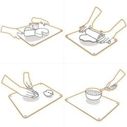 Planche De Protection Pour Plaque De Cuisson Noire 57 X 50 Cm -Cuisine À Domicile 62340 3 5 Planche de protection pour plaque de cuisson noire 57 x 50 cm Pebbly