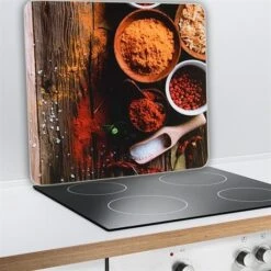 Protection Murale En Verre Epices 5 Protection Murale En Verre Epices -Cuisine À Domicile 62351 2 4 Protection murale en verre Epices Wenko by Maximex