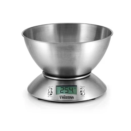 Tristar Balance De Cuisine Inox 5 Kg 2,5 L 1 Tristar Balance De Cuisine Inox 5 Kg 2,5 L