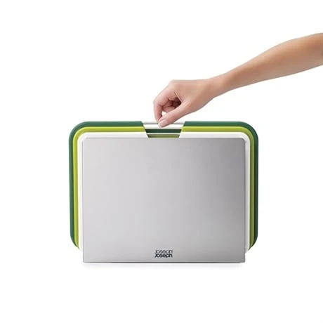 Joseph Joseph Set De 3 Planches à Découper Avec Support Vert 5 Joseph Joseph Set De 3 Planches à Découper Avec Support Vert – Image 5