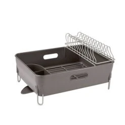 Egouttoir à Vaisselle Avec Bac Et Gouttière D'écoulement -Cuisine À Domicile 654025 2 4 Egouttoir a vaisselle avec bac et gouttiere d ecoulement Mathon