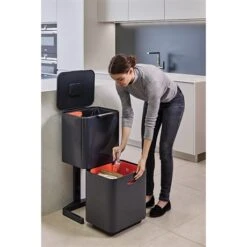 Joseph Joseph Poubelle Totem Graphite 60 L - 2 Compartiments 30 L 8 Joseph Joseph Poubelle Totem Graphite 60 L - 2 Compartiments 30 L -Cuisine À Domicile 658003 3 2 Poubelle Totem Graphite 60 L 2 compartiments 30 L Joseph Joseph