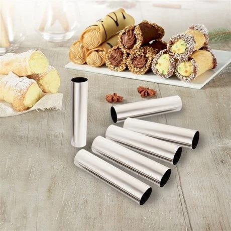 Set 6 Tubes En Inox 12,5 Cm 1 Set 6 Tubes En Inox 12,5 Cm