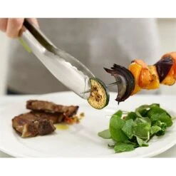 Joseph Joseph Pince De Cuisine Inox Verrouillable Avec Supports Intégrés Elevate Steel 31,5 Cm -Cuisine À Domicile 670197 4 1 Pince de cuisine inox verrouillable avec supports integres Elevate Steel 31 5 cm Joseph Joseph