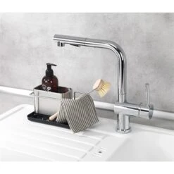 Organisateur Pour évier Inox -Cuisine À Domicile 673092 2 2 Organisateur pour evier inox Wenko by Maximex