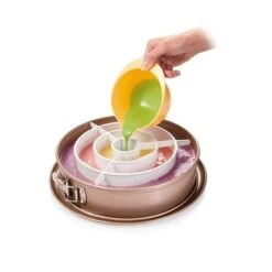 Cercle Séparateur Gâteaux Arc-en-ciel Et Damiers -Cuisine À Domicile 673145 2 1 Cercle separateur gateaux arc en ciel et damiers