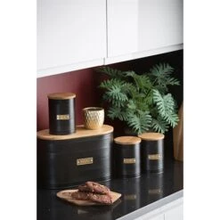 Typhoon Boîte à Thé 1 L Noire -Cuisine À Domicile 880048 2 2 Boite a the 1 L noire Typhoon